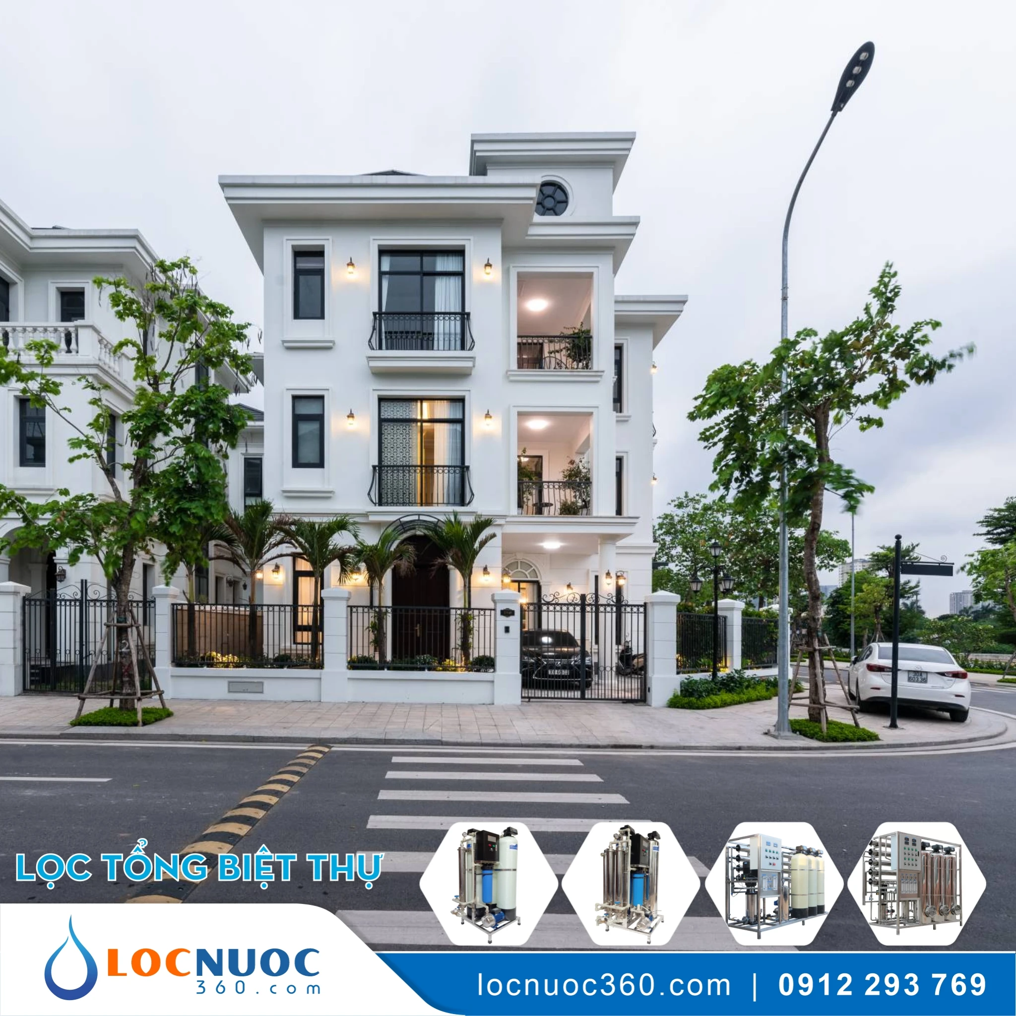 Lọc nước tổng Biệt thự Vinhomes Green Bay – Hà Nội