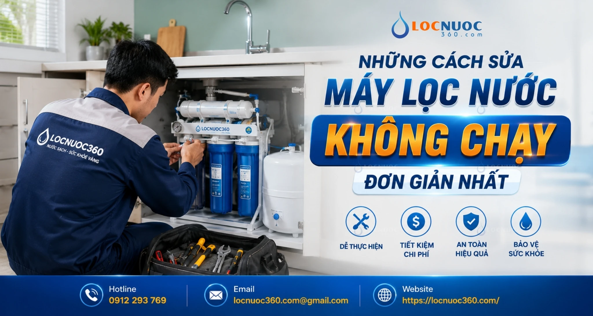 Những cách sửa Máy lọc nước không chạy đơn giản nhất