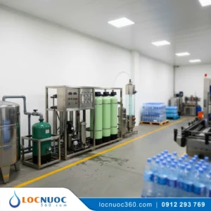 Dây chuyền lọc nước tinh khiết đóng bình, đóng chai