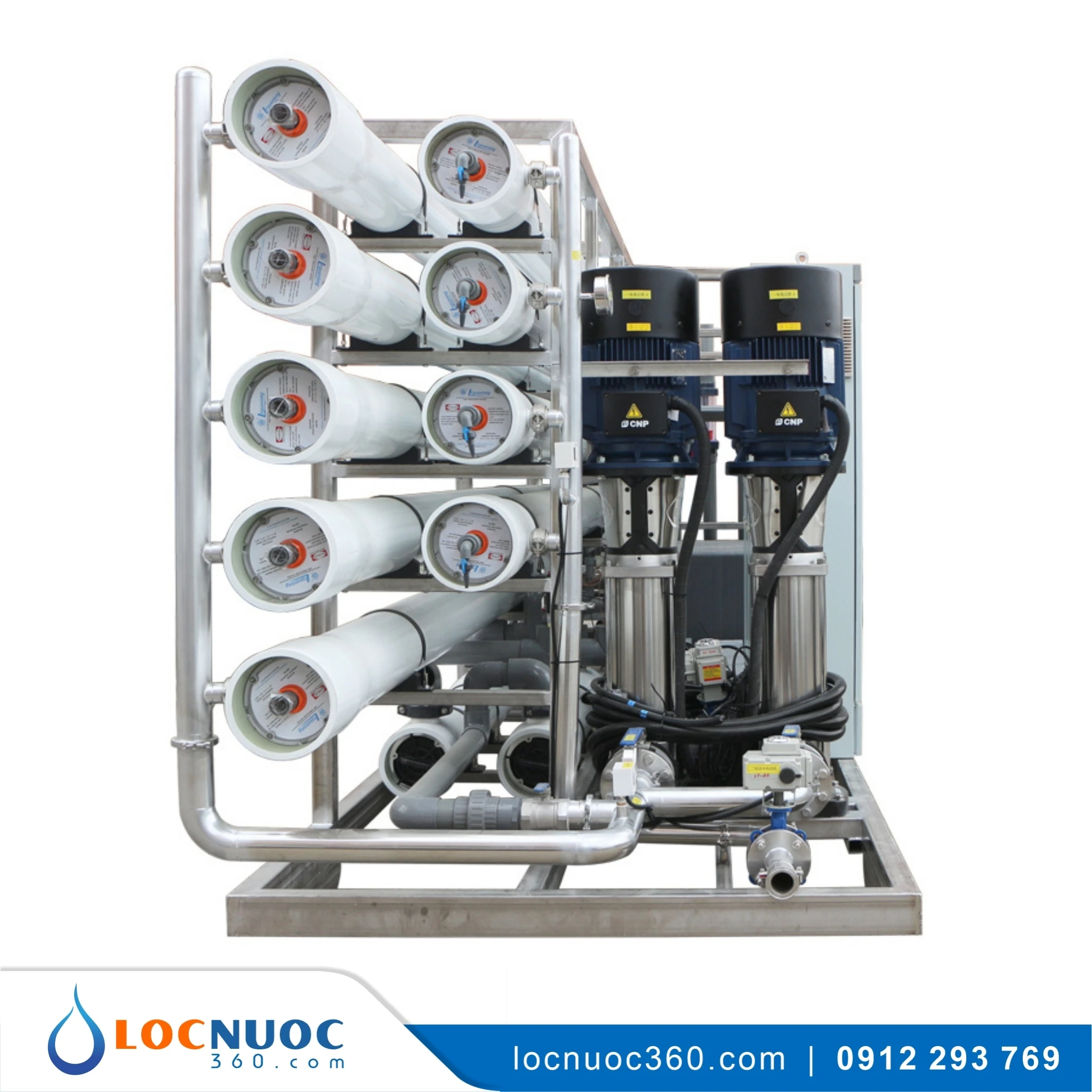 Hệ thống máy lọc nước RO công nghiệp 20000l/h Tinh khiết