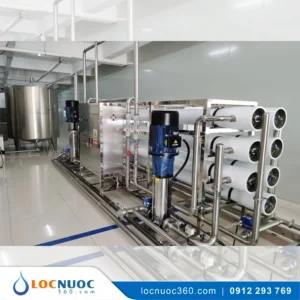 Hệ thống máy lọc nước RO công nghiệp 10000 L/h Tinh khiết