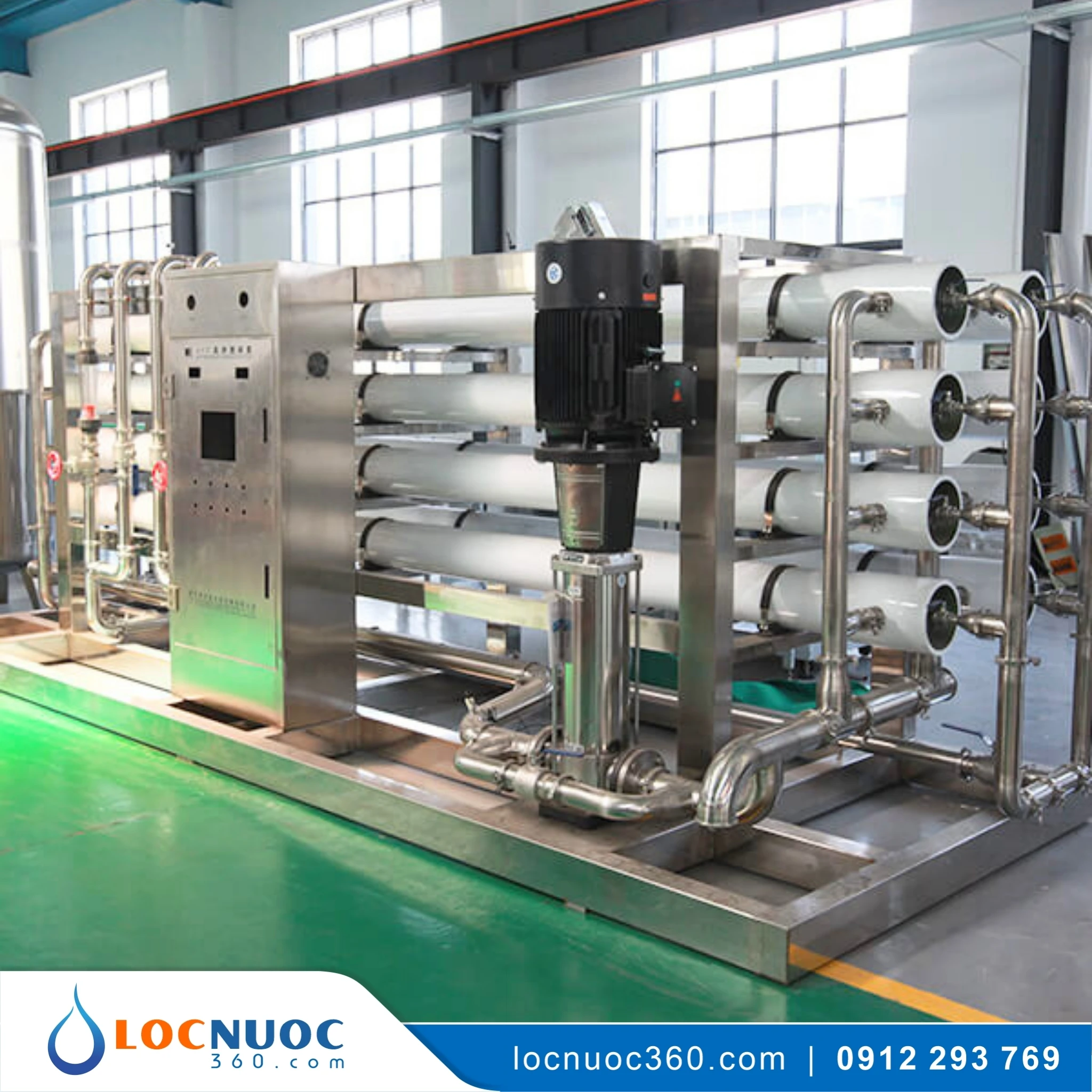 Hệ thống RO công nghiệp 12 m3/h Lọc nước tinh khiết