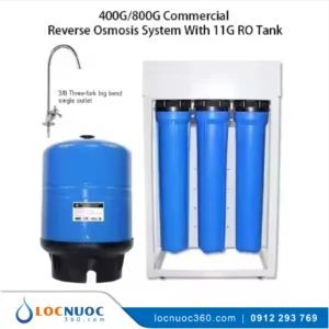 Máy lọc nước bán công nghiệp 120l/h uống trực tiếp tại vòi
