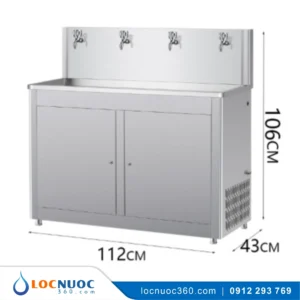 Máy lọc nước bán công nghiệp 120l/h uống trực tiếp tại vòi
