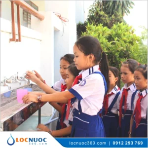 Máy lọc nước bán công nghiệp 80l/h đạt chuẩn uống trực tiếp