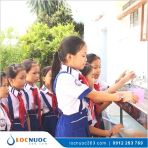 Máy lọc nước RO tinh khiết 50lit 02 vòi cho Trường học
