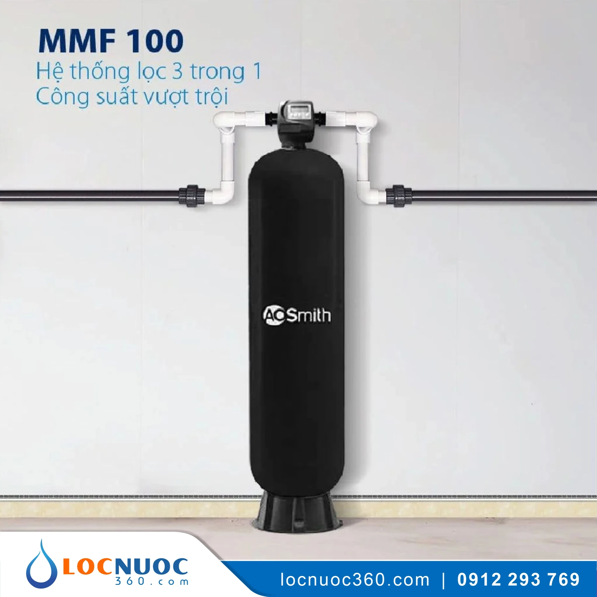 Hệ thống lọc nước đầu nguồn AOSmith AOS MMF 100
