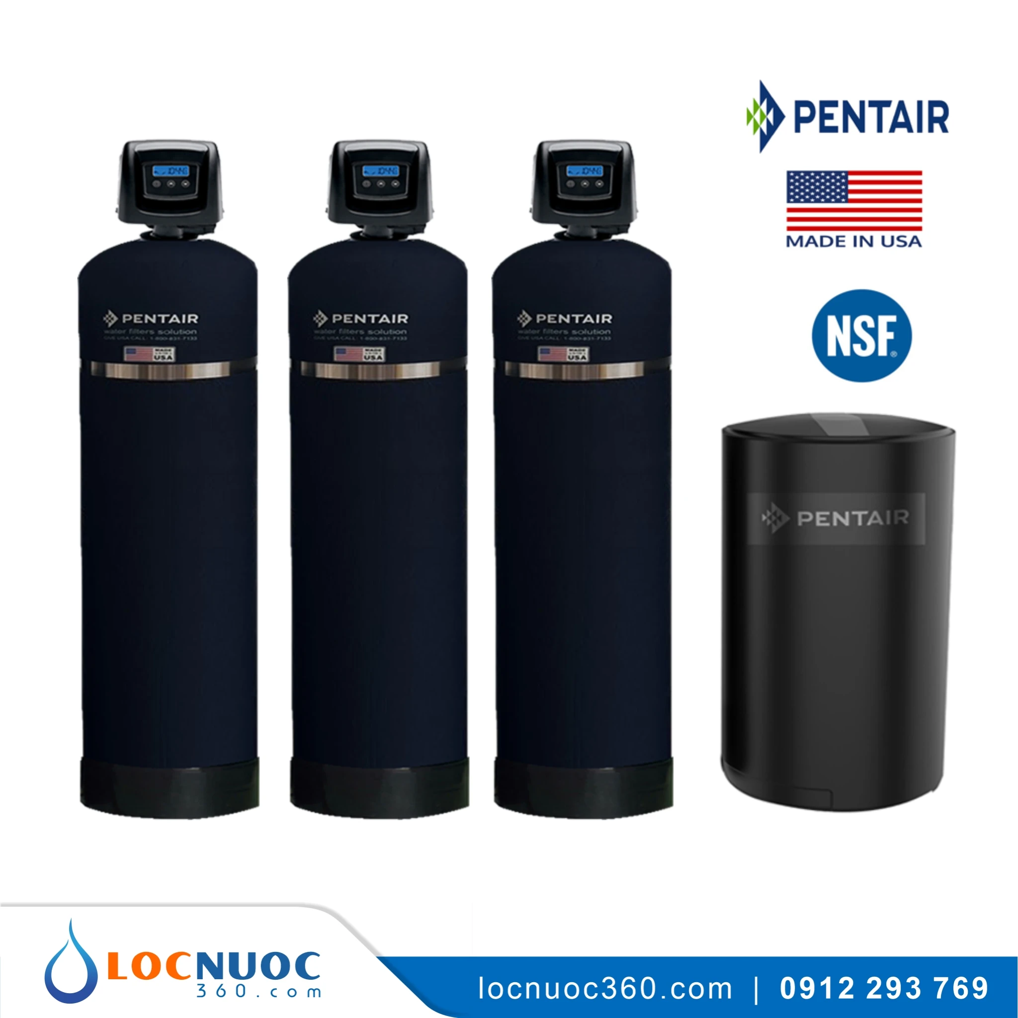 Hệ Thống Lọc Tổng Biệt Thự Pentair WF4-UV-UF Nhập Khẩu USA