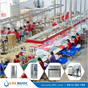 Hệ thống lọc nước RO 500 L/h cột inox Lọc nước uống Nhà xưởng