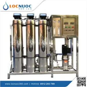 Hệ thống lọc nước RO công nghiệp 500 L/h cột inox