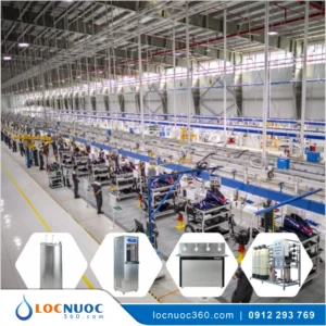 Hệ thống máy lọc nước 1500 l/h tinh khiết cho Nhà máy, Nhà xưởng