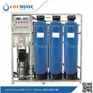 Hệ thống máy lọc nước 500 l/h uống tại vòi cho Nhà máy, Nhà xưởng