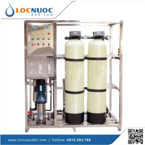 Hệ thống máy lọc nước RO công nghiệp 350 l/h đạt chuẩn nước uống