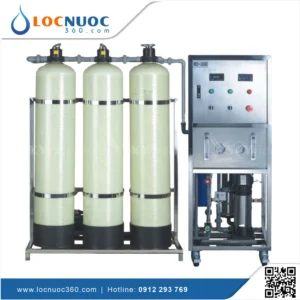 Hệ thống máy lọc nước RO công nghiệp 350 l/h đạt chuẩn nước uống