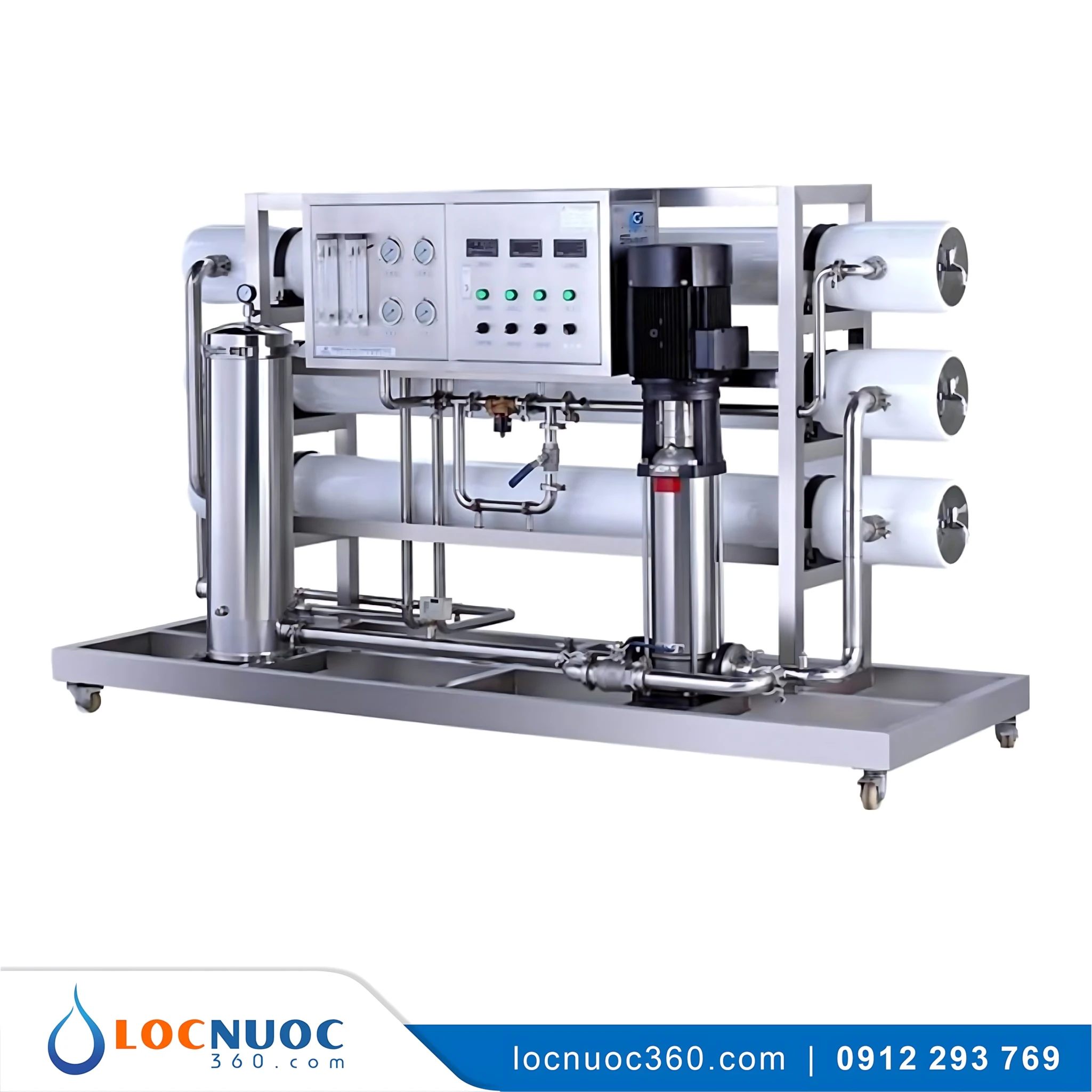 Hệ thống RO tinh khiết 3000 L/h Lọc nước uống trong Nhà máy