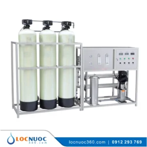 Hệ thống xử lý nước uống tinh khiết RO 2000l/h cho Công ty Hóa chất