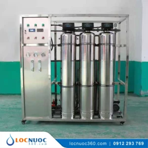 Thiết bị Lọc nước tinh khiết RO 500lit/h cho Biệt thự | Van tự động | Cột Inox304