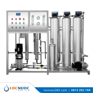 Thiết bị Lọc nước tinh khiết RO 500lit/h cho Biệt thự | Van tự động | Cột Inox304