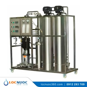 Thiết bị Lọc nước tinh khiết RO 500lit/h cho Biệt thự | Van tự động | Cột Inox304