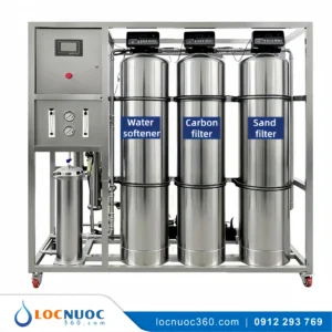 Thiết bị Lọc nước tinh khiết RO 500lit/h cho Biệt thự | Van tự động | Cột Inox304