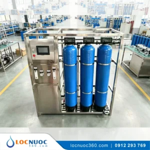 Hệ thống máy lọc nước 1000 l/h Công nghiệp cho Dây chuyền sản xuất