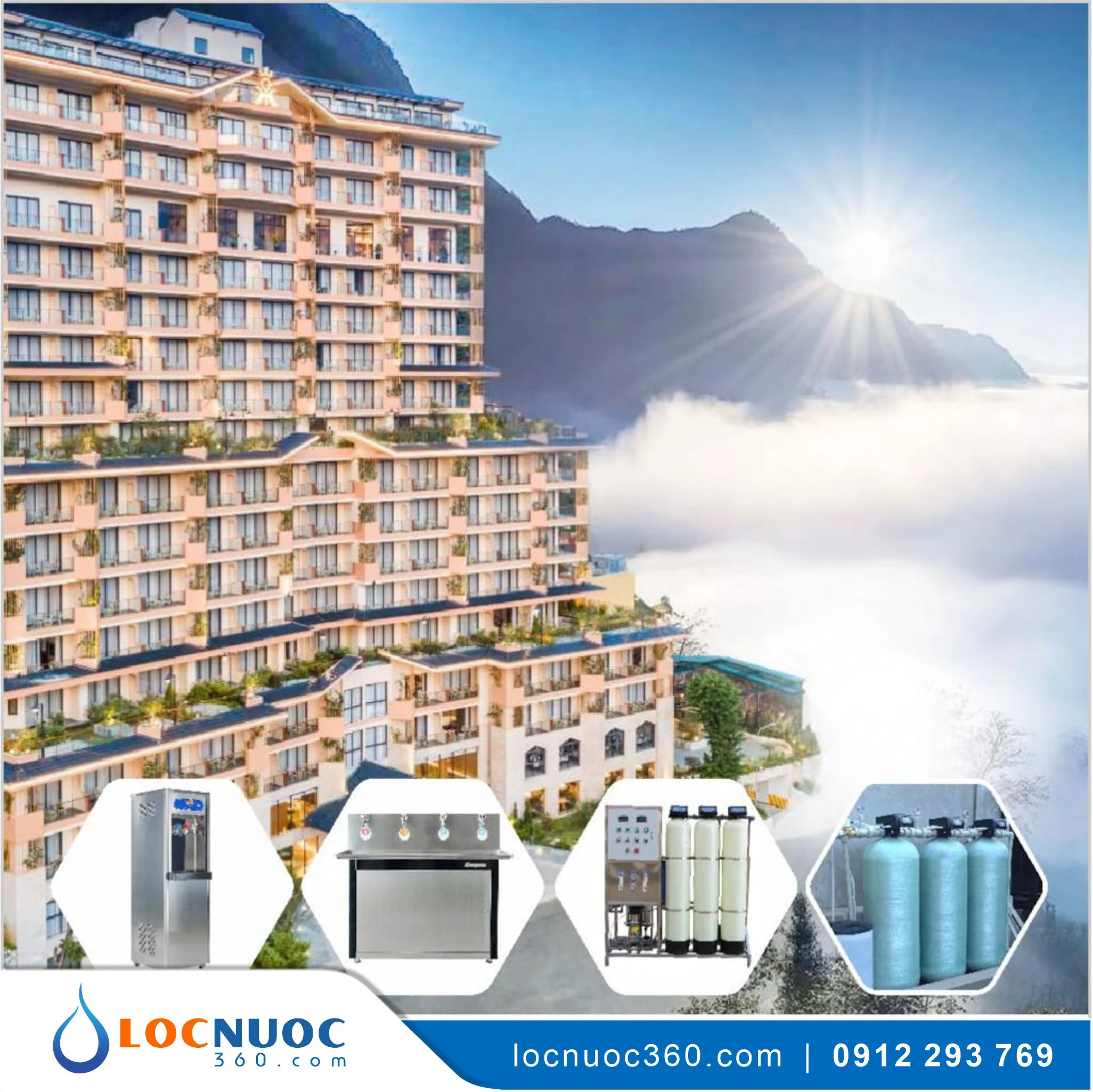 Hệ thống lọc tổng Siêu lọc UF cho Resort cao cấp tại Đà Nẵng