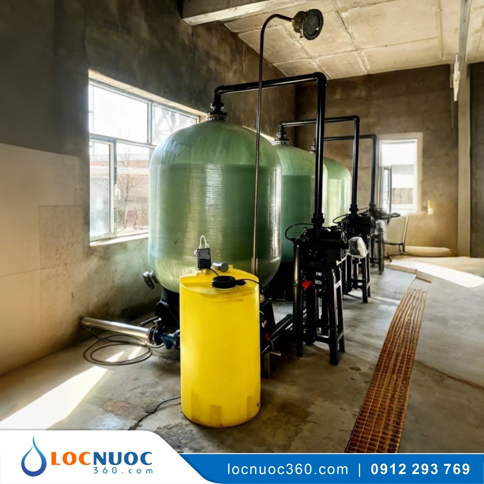 Thiết bị lọc nước tổng đầu nguồn cho Khách sạn tại Sapa