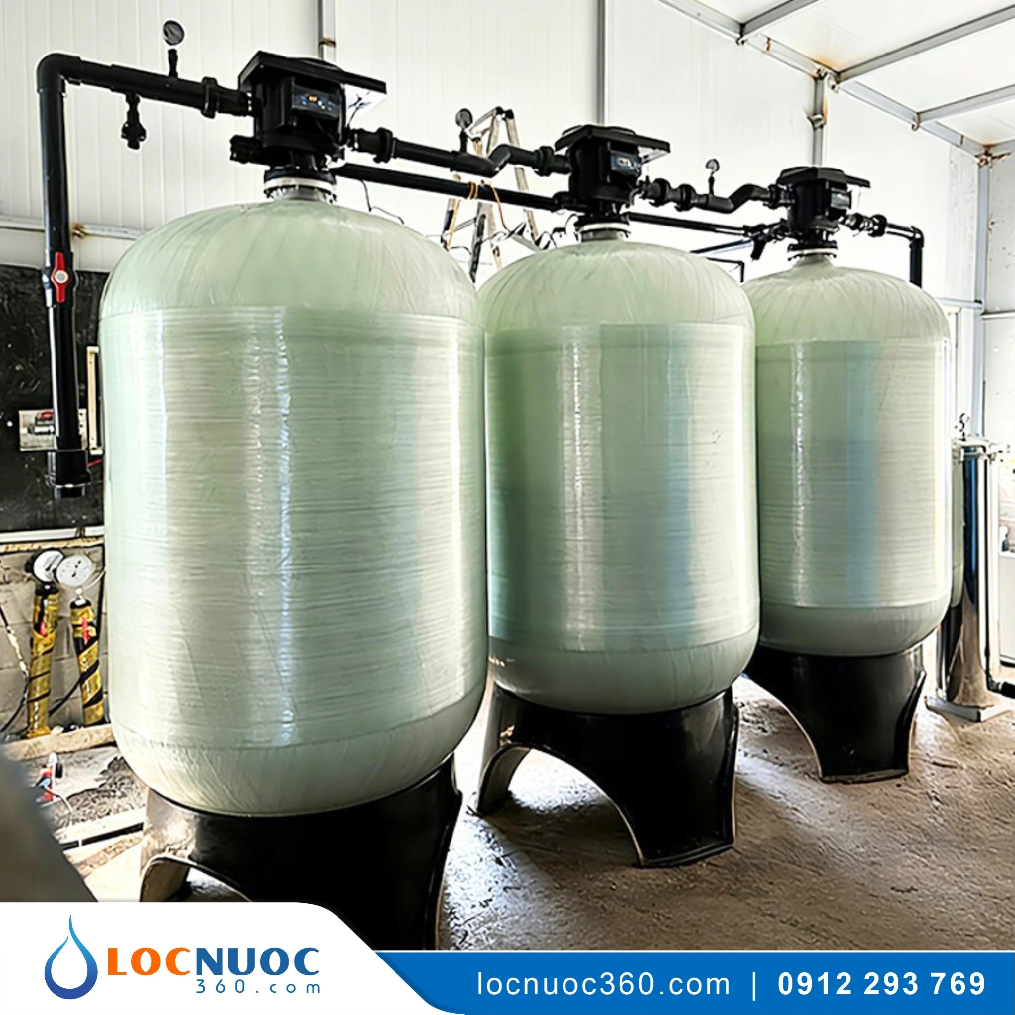 Thiết bị lọc nước sinh hoạt đầu nguồn cho Khách sạn 4 sao