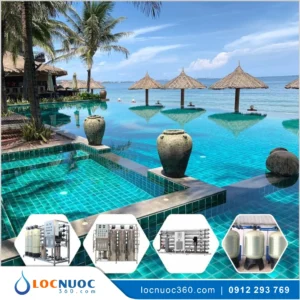 Hệ thống lọc tổng 20m3/h cho Resort, Khu nghỉ dưỡng, Khu du lịch