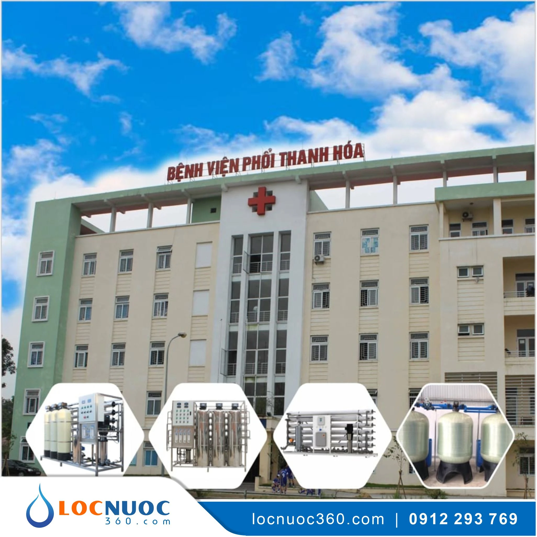 Cây lọc nước RO Tinh khiết Nóng-Lạnh-Ấm cho Bệnh viện