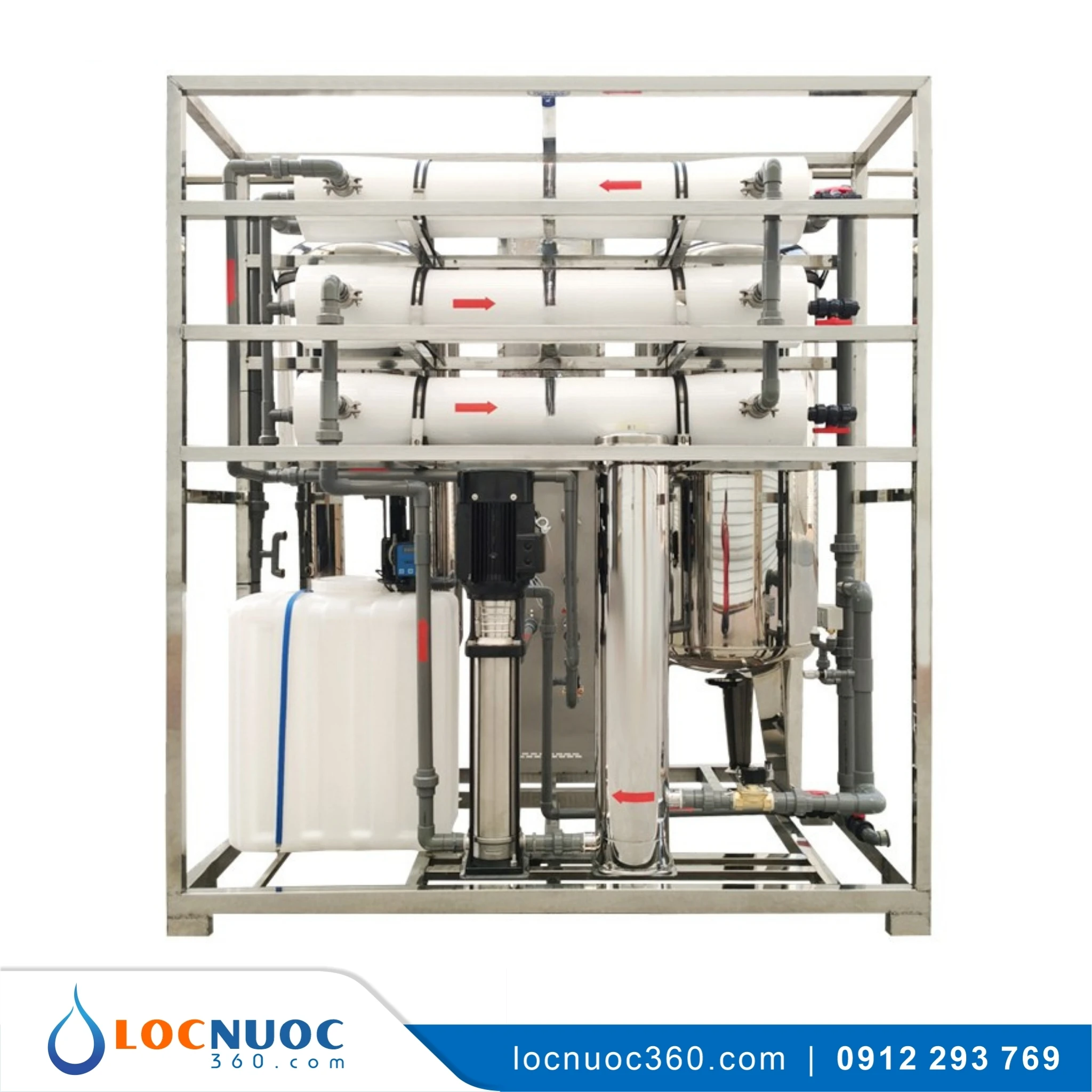 Hệ thống Lọc nước tinh khiết RO 3000 L/h cho Bệnh viện