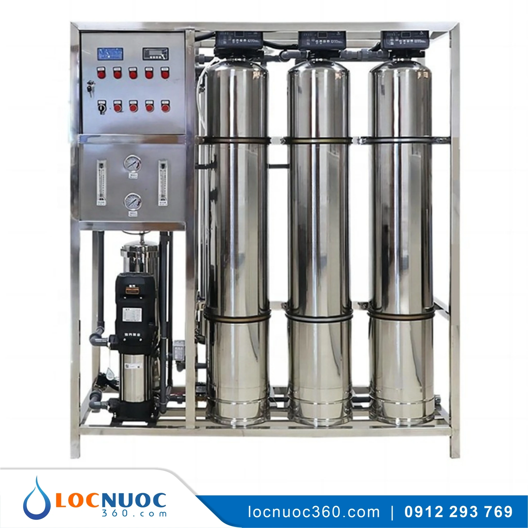 Hệ thống máy lọc nước 250 l/h tinh khiết cho Bệnh viện, Phòng khám