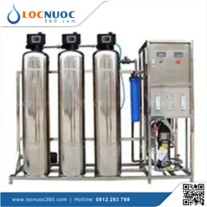 Hệ thống RO công nghiệp 750 L/h Lọc nước cho Bệnh viện