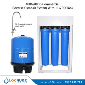 Máy lọc nước 120lit 4 vòi RO tinh khiết cho Nhà hàng, Khách sạn