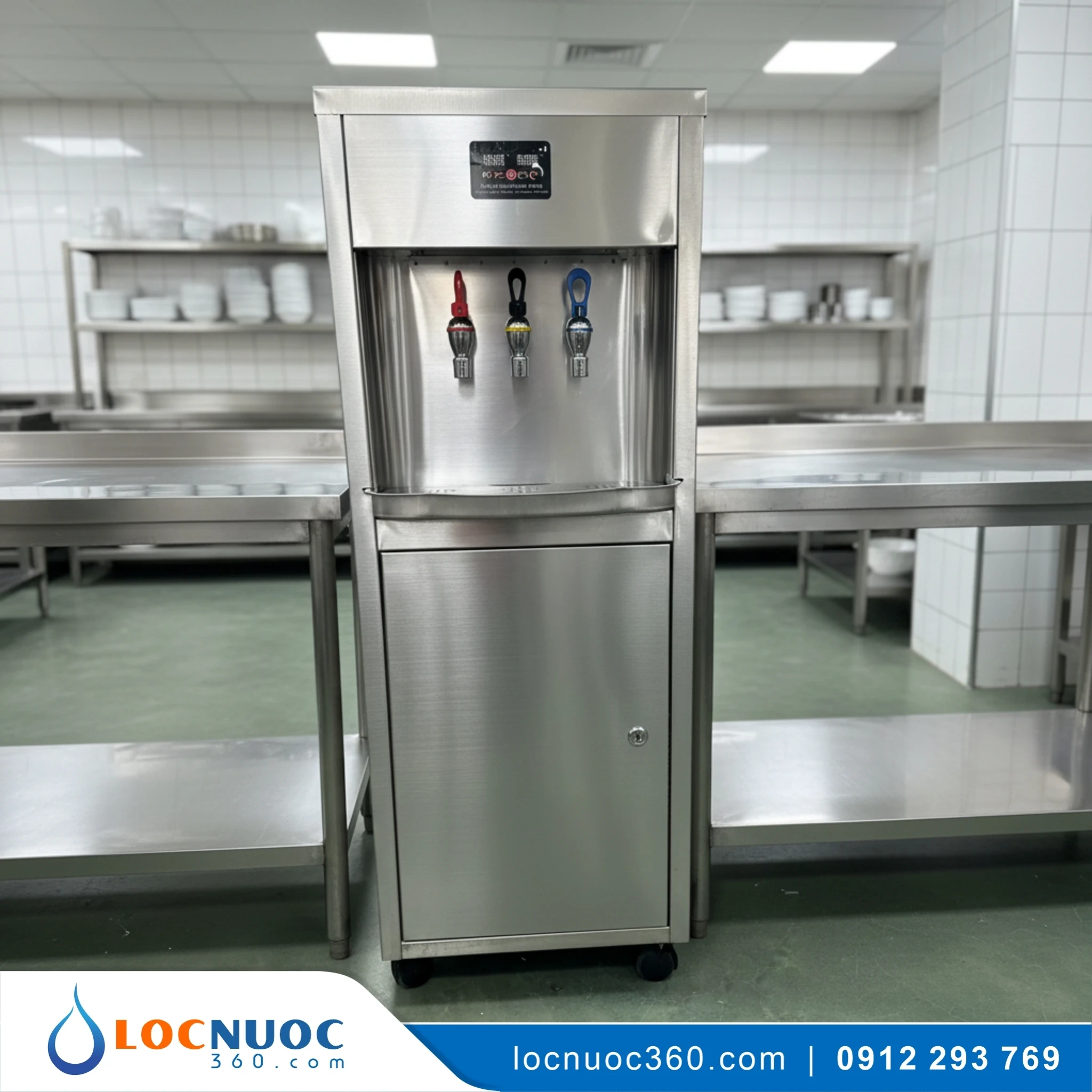 Máy lọc nước RO Tinh khiết Nóng-Lạnh-Ấm cho Nhà hàng, Khách sạn