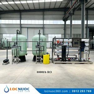 Hệ thống xử lý nước RO công suất 4m3/h Công ty Dược phẩm