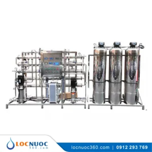 Hệ thống xử lý nước EDI sản xuất xi mạ 1000l/h tại Khu công nghiệp
