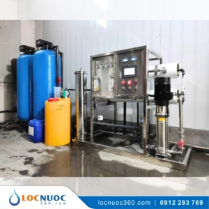 Hệ thống Lọc nước RO Công nghiệp 2000lit/h cho Nhà máy Mỹ phẩm