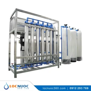 Hệ thống Lọc nước RO Công nghiệp 2000lit/h cho Nhà máy Mỹ phẩm