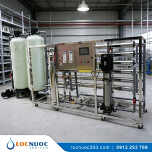 Hệ thống Lọc nước RO Công nghiệp 2000lit/h cho Nhà máy Mỹ phẩm