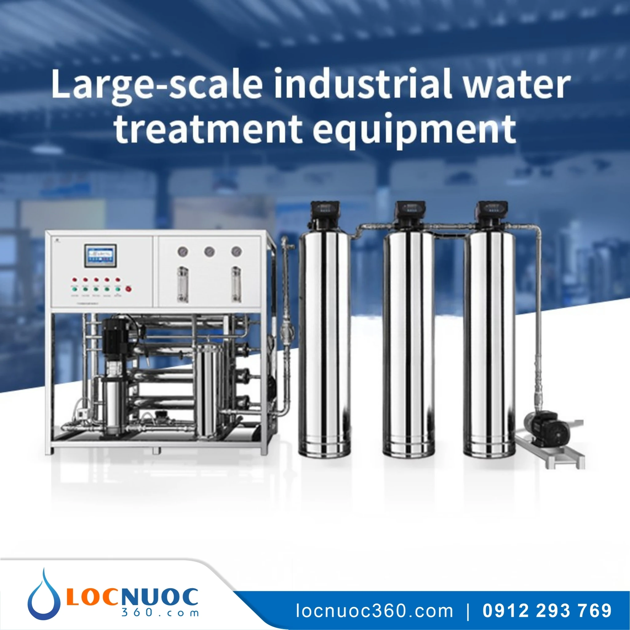 Hệ thống Lọc nước Công nghiệp RO 1500 lit/h sản xuất Mỹ phẩm 2 Hệ thống Lọc nước Công nghiệp RO 1500 lit/h sản xuất Mỹ phẩm