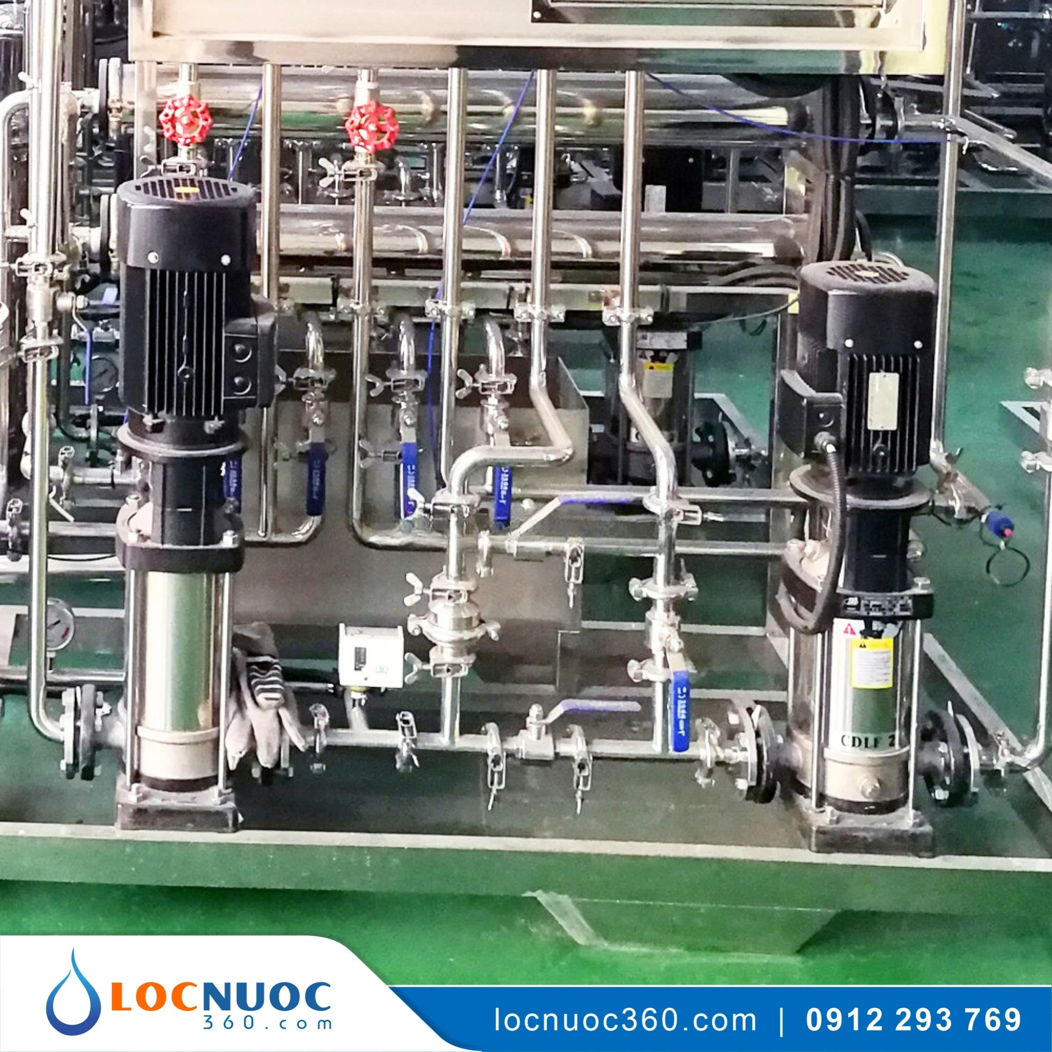 Hệ thống Lọc nước Công nghiệp RO 1500 lit/h sản xuất Mỹ phẩm 4 Hệ thống Lọc nước Công nghiệp RO 1500 lit/h sản xuất Mỹ phẩm