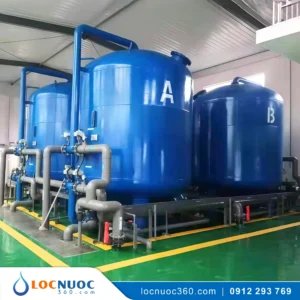 Hệ thống xử lý nước cho Nhà máy nước công suất 500m3