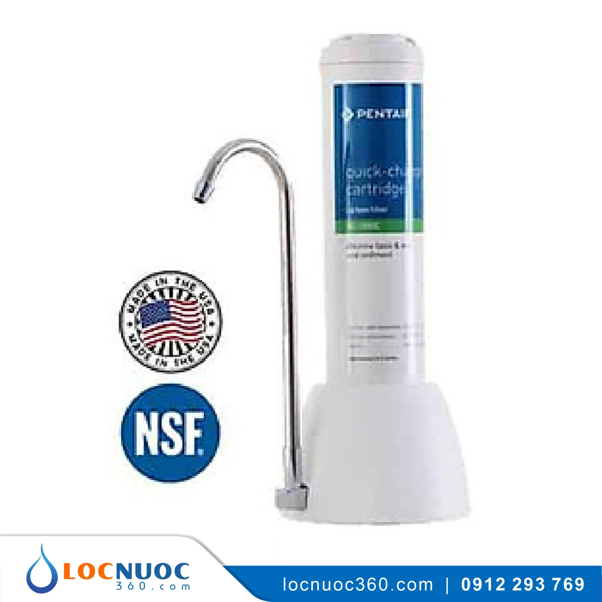 Máy Lọc Nước Để Bàn Pentair CTS-QC-1000C