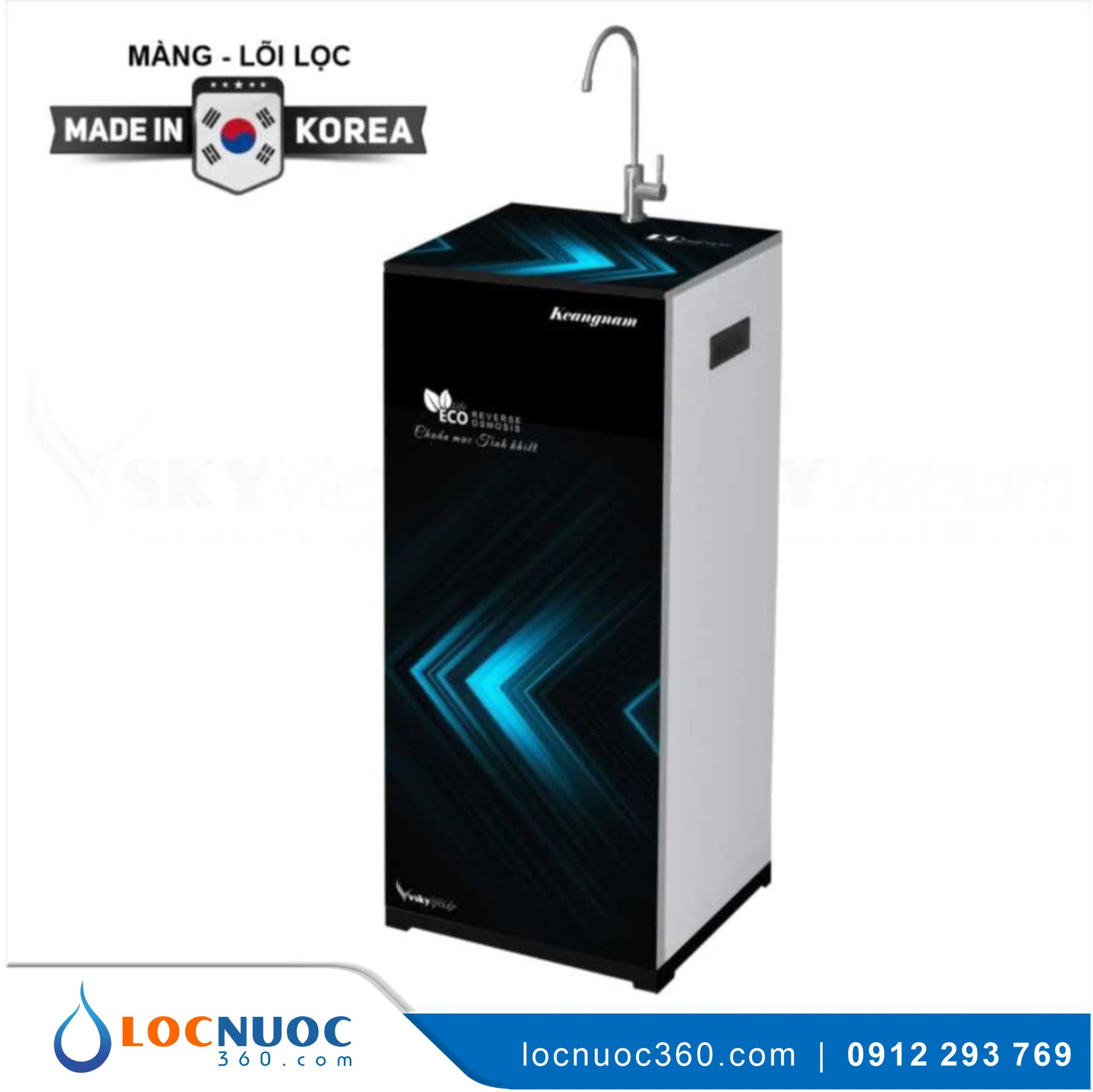 Máy lọc nước RO Keangnam 08 lõi Hàn Quốc KN08T-HQ