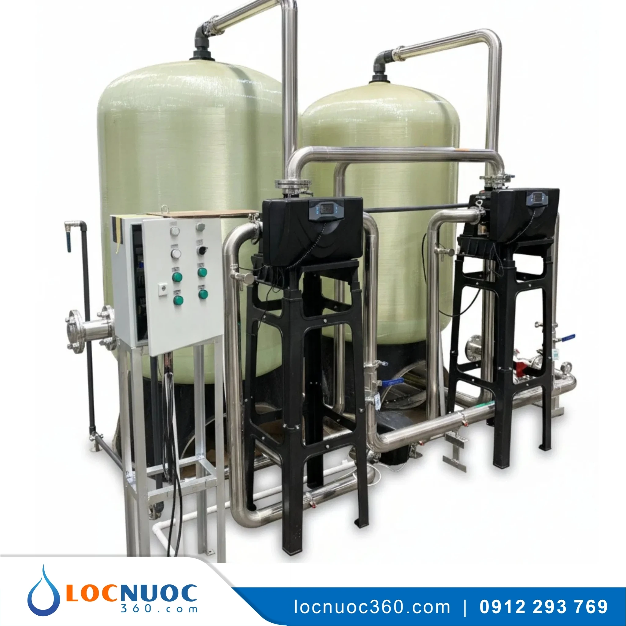 Hệ thống xử lý nước giếng khoan nhiễm sắt phèn cho sinh hoạt