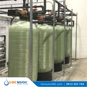 Hệ thống xử lý nước giếng khoan nhiễm sắt phèn cho sinh hoạt
