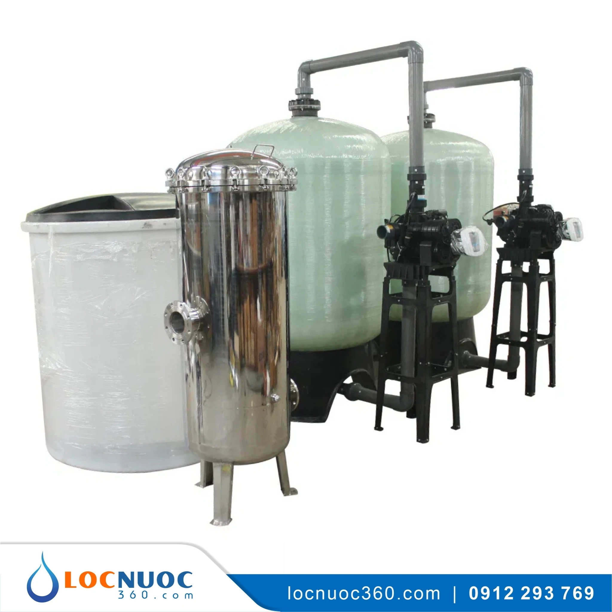 Hệ thống xử lý nước giếng khoan nhiễm đá vôi, kim loại nặng