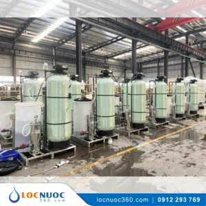 Hệ thống xử lý nước giếng khoan nhiễm đá vôi, kim loại nặng