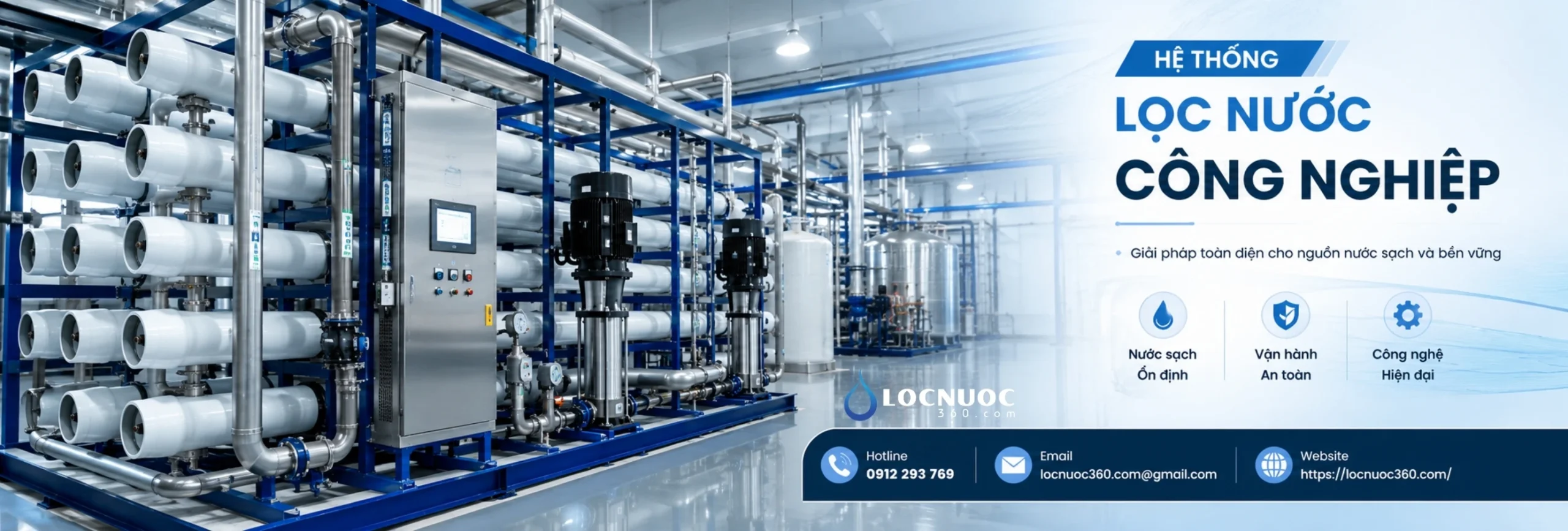 Locnuoc360 – Chuyên gia lọc nước Công nghiệp và Dân dụng